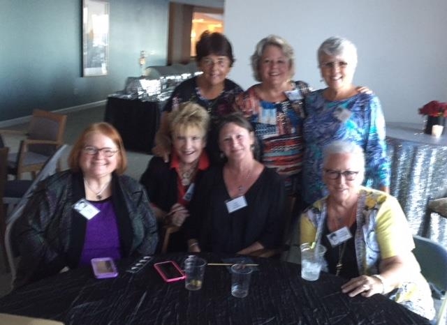 Hail, hail the gangs all here! Mary Street Brandenburg, Anne Roberts Warner, Dale Foster McGoldrick, Cathy Connoly Eichelberger, MaryLou Kurant Belicka, Mary Wise McPherson, Lorraine Evans Forson